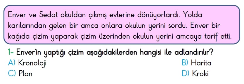 4. Sınıf Türkiye Geneli Ölçme ve Değerlendirme Sınavı 2