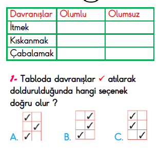 2. Sınıf İlkokul Evim Türkiye Geneli Süreç İzleme Sınavı 3