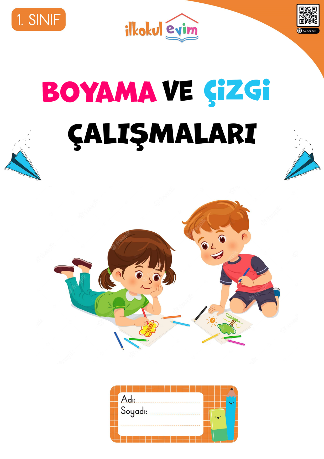 1. Sınıf Boyama ve Çizgi Çalışmaları Fasikülü