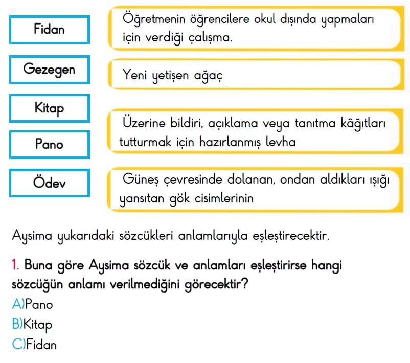 2. Sınıf Türkiye Geneli Ölçme ve Değerlendirme Sınavı 2