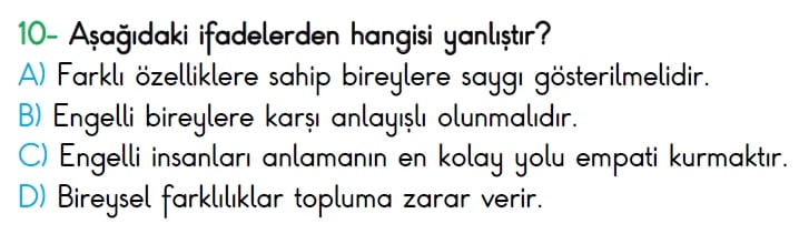 4. Sınıf Türkiye Geneli Ölçme ve Değerlendirme Sınavı 2