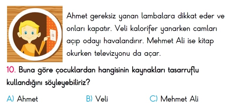 3. Sınıf Türkiye Geneli Ölçme ve Değerlendirme Sınavı 2