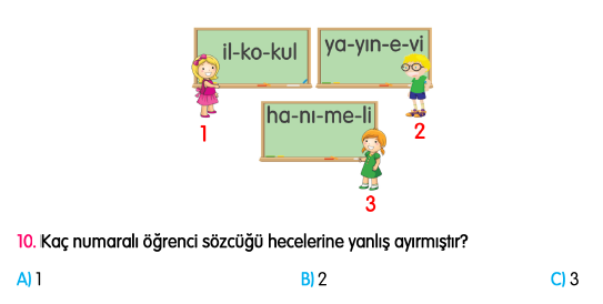 2.Sınıf Ekim Ayı Süreç İzleme Sınavı-2