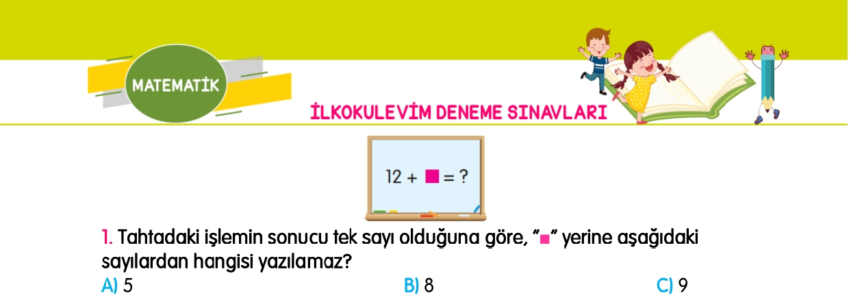 3.Sınıf 1-2-3-4. Hafta Tarama Sınavı