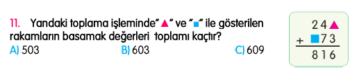 3.Sınıf Ekim Ayı Süreç İzleme Sınavı-2