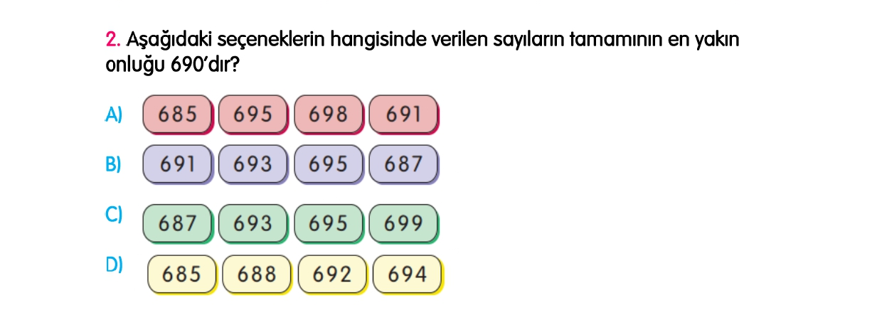 4.Sınıf 1-2-3-4. Hafta Tarama Sınavı