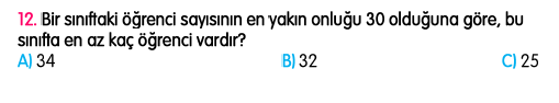 2.Sınıf Ekim Ayı Süreç İzleme Sınavı-2