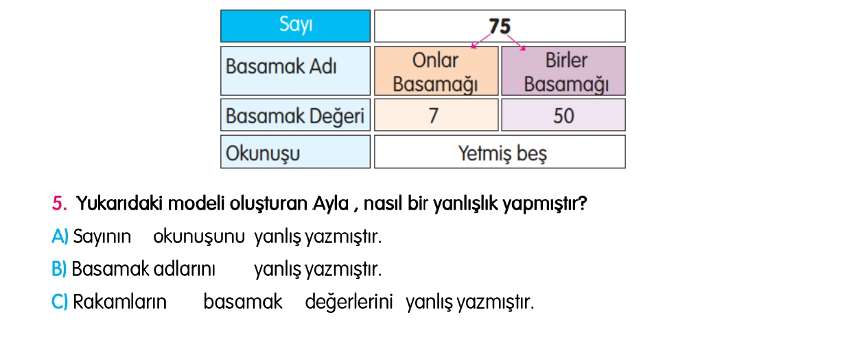 2. Sınıf 1-2-3-4. Hafta Tarama Sınavı