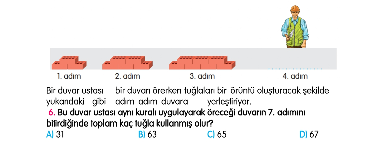 4.Sınıf 1-2-3-4. Hafta Tarama Sınavı