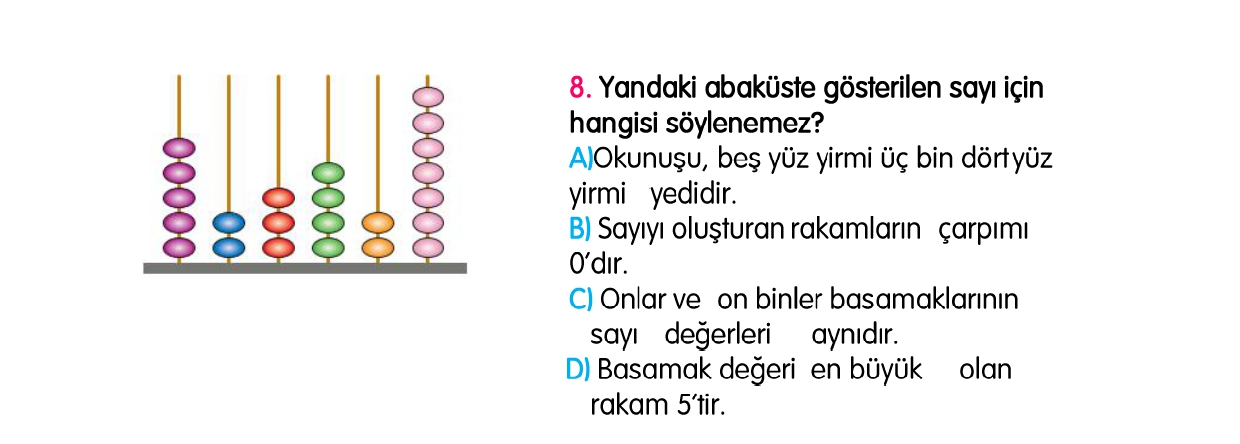 4.Sınıf 1-2-3-4. Hafta Tarama Sınavı