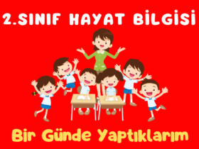 2.SINIF HAYAT BİLGİSİ BİR GÜNDE YAPTIKLARIM