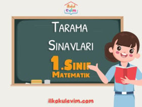 1. Sınıf Matematik Tarama Sınavı 1