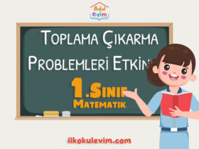 1. Sınıf Matematik Toplama ve Çıkarma Problemleri Etkinliği Online