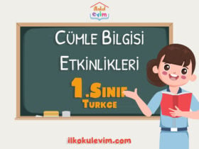 1. Sınıf Türkçe Cümle Kurma Çalışması