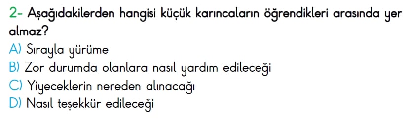 4. Sınıf Türkiye Geneli Ölçme ve Değerlendirme Sınavı 2