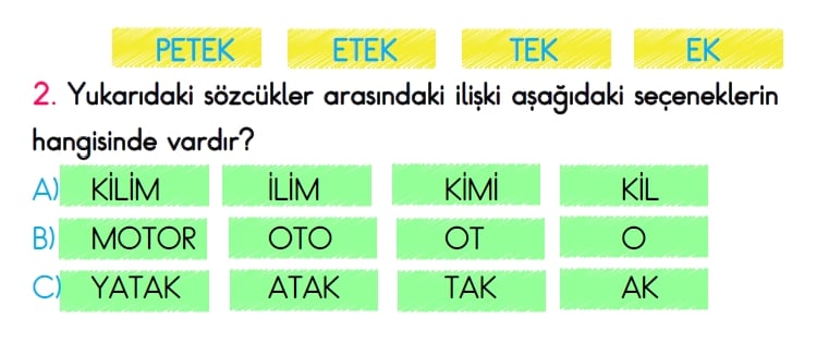 3. Sınıf Türkiye Geneli Ölçme ve Değerlendirme Sınavı 2