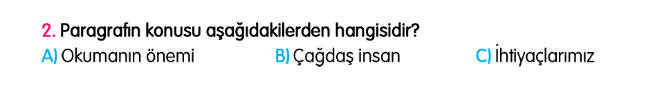 3. Sınıf Türkiye Geneli Kazanım Değerlendirme Sınavı 4