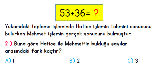 2. Sınıf İlkokul Evim Türkiye Geneli Süreç İzleme Sınavı 1