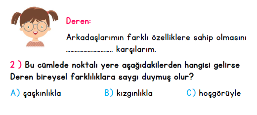 2. Sınıf İlkokul Evim Türkiye Geneli Süreç İzleme Sınavı 1