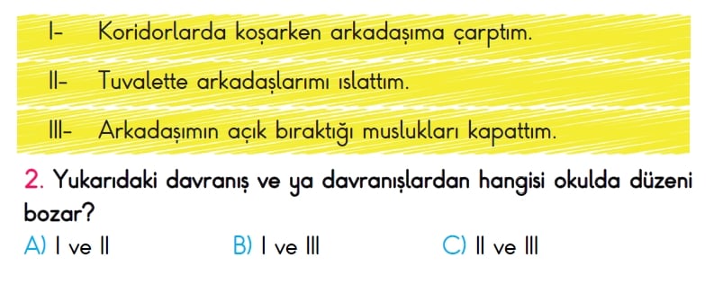 3. Sınıf Türkiye Geneli Ölçme ve Değerlendirme Sınavı 2