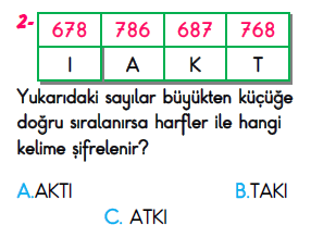 3. Sınıf İlkokul Evim Türkiye Geneli Süreç İzleme Sınavı 3