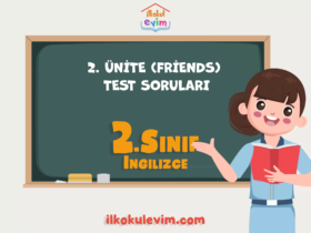 2.Sınıf İngilizce 2.Ünite (FRİENDS) Test-1