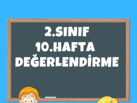 2.Sınıf 10. Hafta Değerlendirme Testi