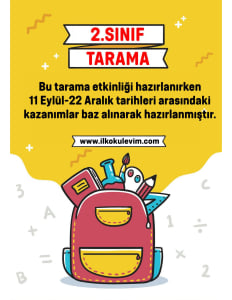 2. Sınıf Genel Tarama (PDF)