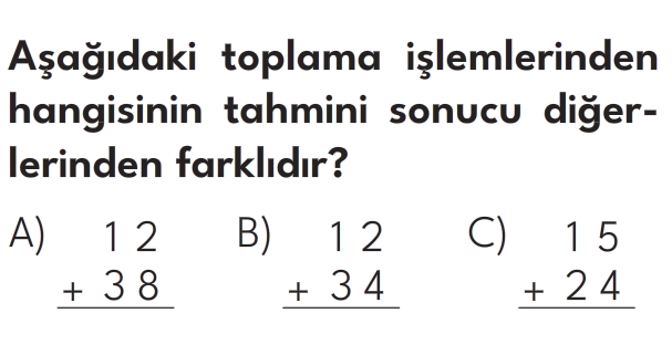 2.Sınıf 8. Hafta Değerlendirme Testi