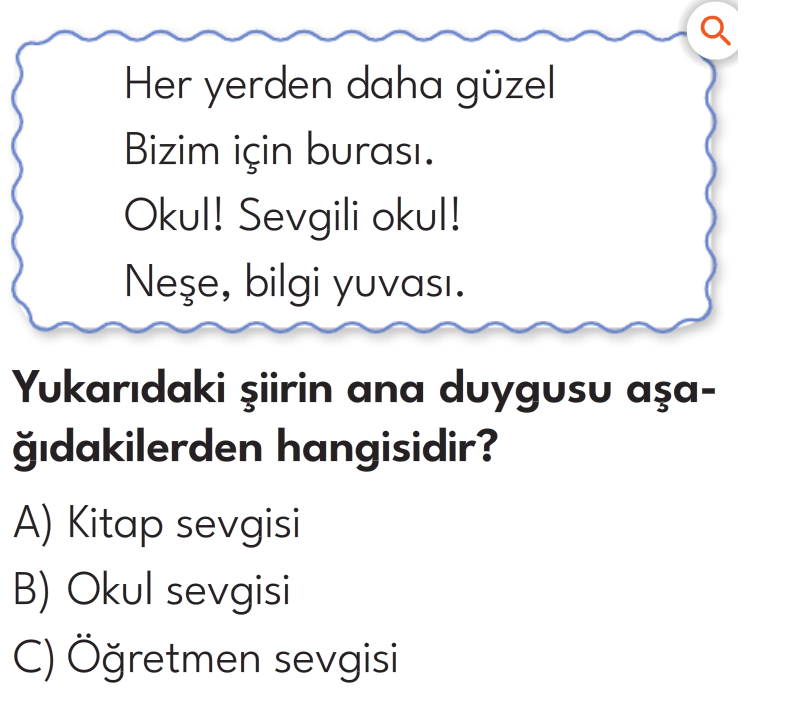 2.Sınıf 8. Hafta Değerlendirme Testi