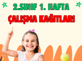 2.Sınıf 1. Hafta Çalışma Yaprakları