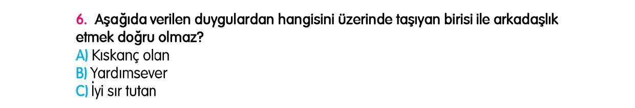 3.Sınıf 1-2-3-4. Hafta Tarama Sınavı