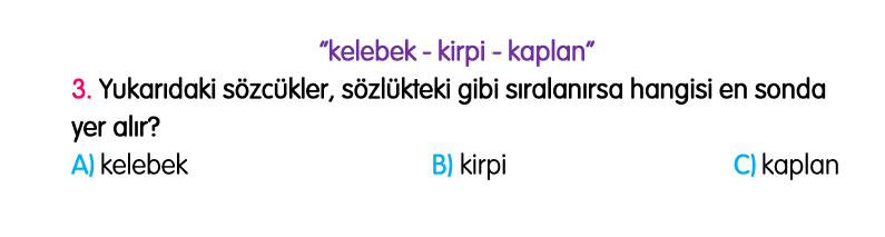 2. Sınıf Türkiye Geneli Kazanım Değerlendirme Sınavı 4