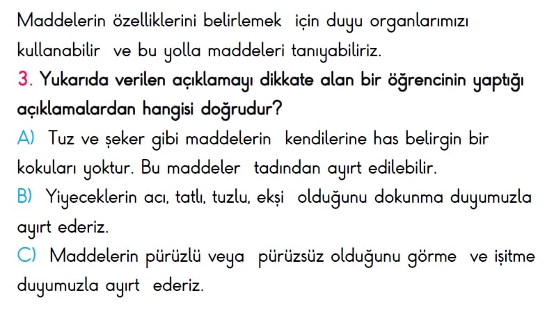 3. Sınıf Türkiye Geneli Ölçme ve Değerlendirme Sınavı 2