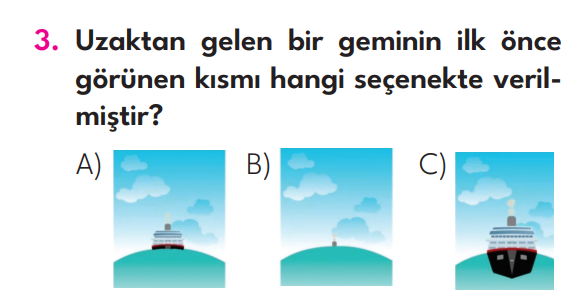 3.Sınıf 1. Hafta Değerlendirme Testi