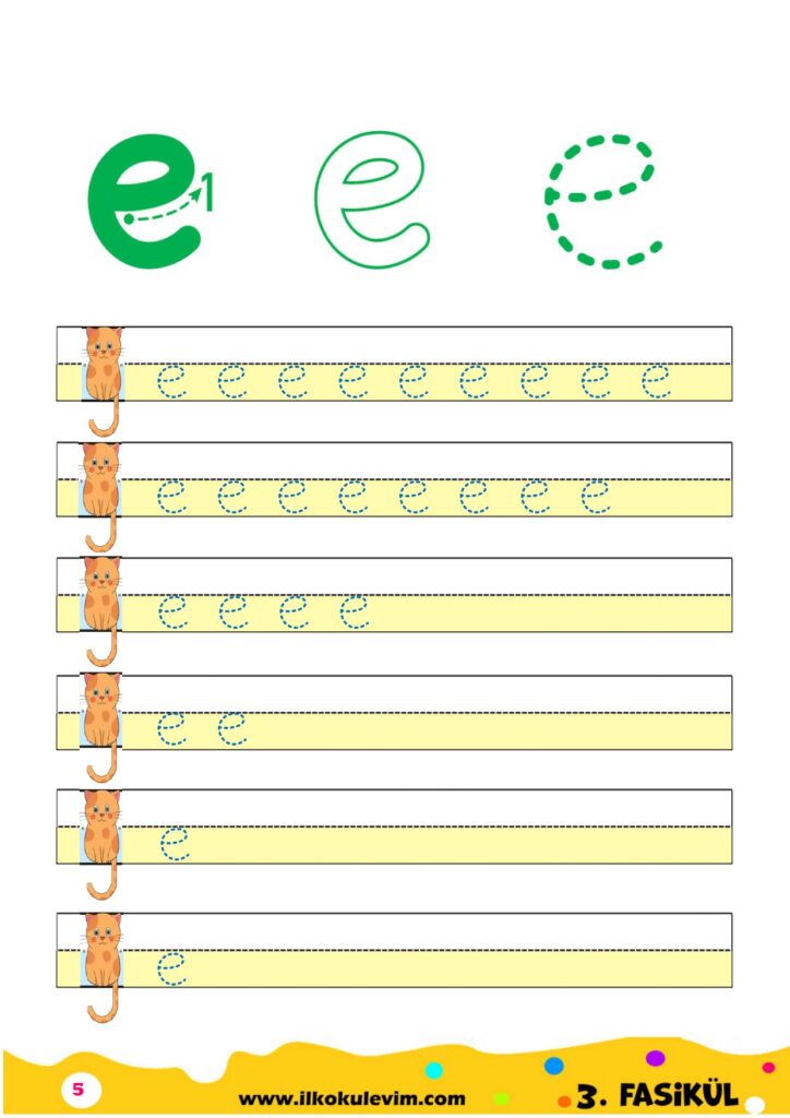 1. Sınıf E Sesi Fasikülü