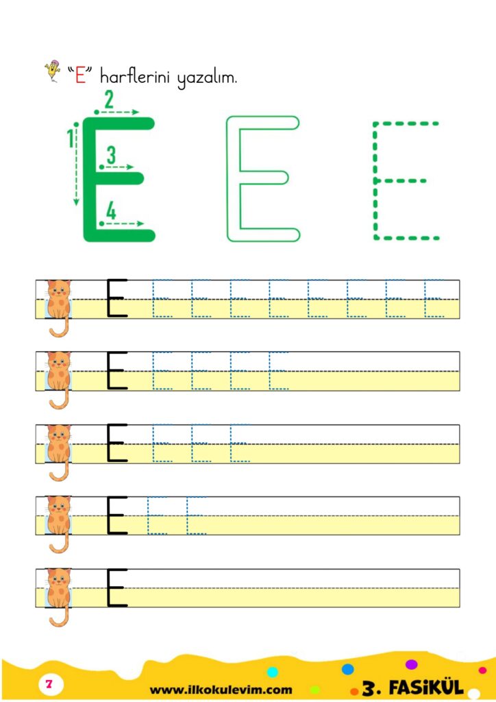 1. Sınıf E Sesi Fasikülü