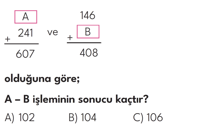 3.Sınıf 8. Hafta Değerlendirme Testi