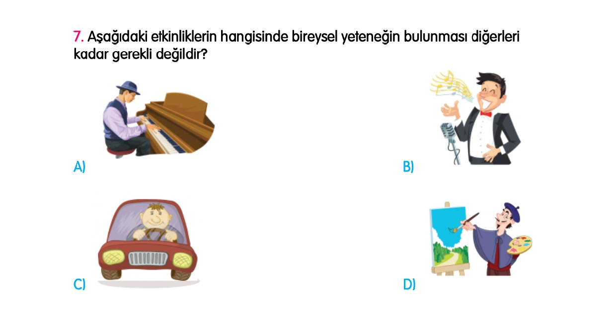 4.Sınıf 1-2-3-4. Hafta Tarama Sınavı