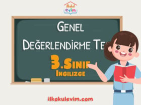 3. Sınıf İngilizce Genel Değerlendirme Testi