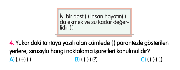 2. Sınıf Türkiye Geneli Kazanım Değerlendirme Sınavı 4