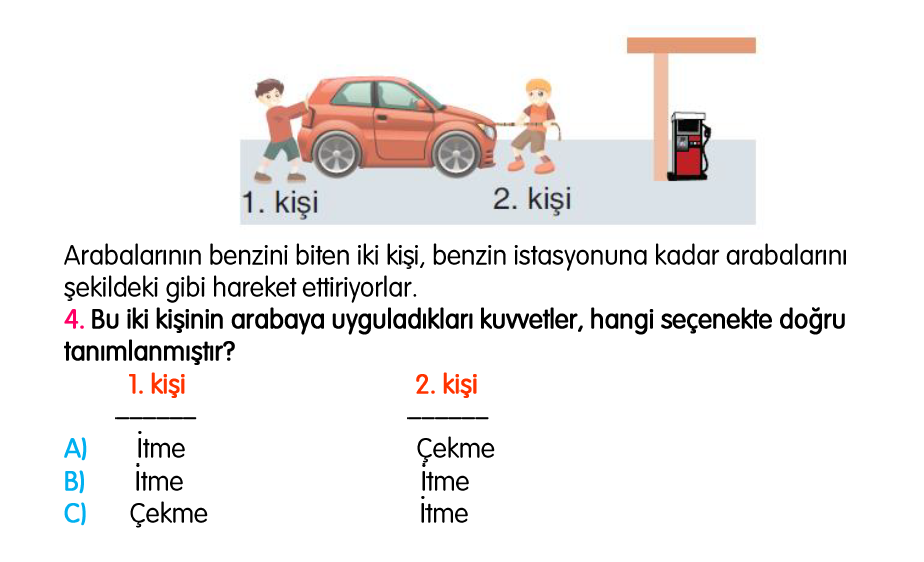 3. Sınıf Türkiye Geneli Kazanım Değerlendirme Sınavı 4