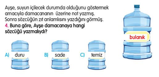 3.Sınıf Ekim Ayı Süreç İzleme Sınavı-2