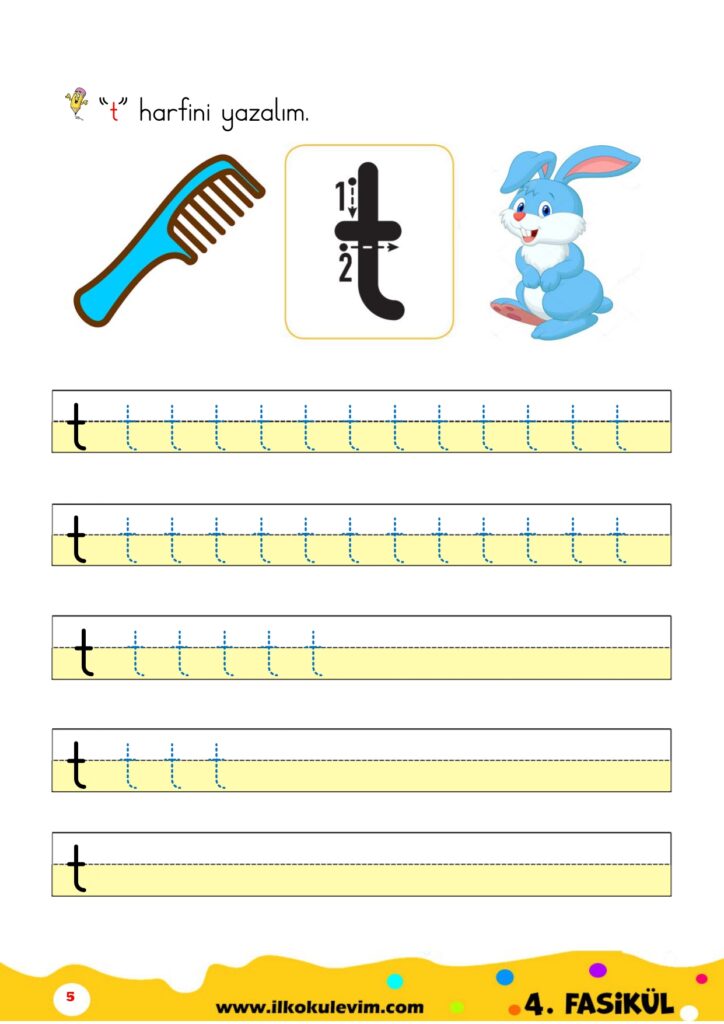 1. Sınıf T Sesi Fasikülü