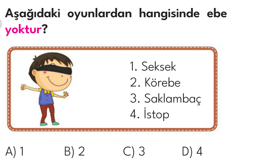 4.Sınıf 8. Hafta Değerlendirme Testi