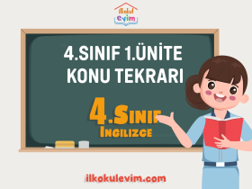 4.Sınıf 1.Ünite Konuları Tekrarı