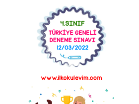 4. Sınıf Türkiye Geneli Deneme Sınavı