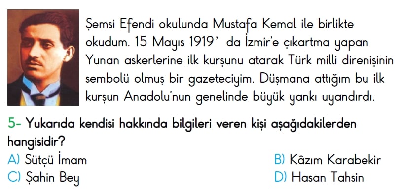 4. Sınıf Türkiye Geneli Ölçme ve Değerlendirme Sınavı 2