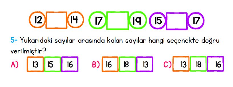 1. Sınıf Türkiye Geneli Kazanım Değerlendirme Sınavı 1