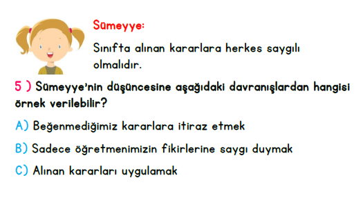 2. Sınıf İlkokul Evim Türkiye Geneli Süreç İzleme Sınavı 1